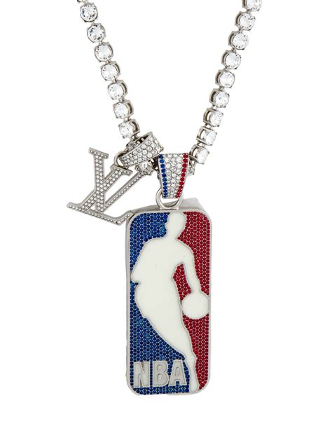 louis vuitton nba necklace|14k louis vuitton necklace.